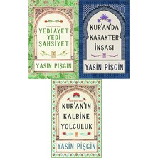 Timaş Yayınları Yasin Pişgin 3 Kitap Set Yedi Ayet Yedi Şahsiyet-Kuranda Karakter Inşası-Kuranın Kalbine Yolculuk