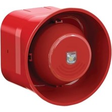 Kazan Hobi ML-2430 Flaşörlü Elektronik Siren, Kırmızı, 24V Dc