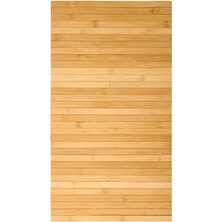 Kazan Hobi Katlanabilir Bambu Dikdörtgen Kolçak Tepsisi, Bardaklık, Doğal Ahşap Bambu, 46X32 Cm, Kaymaz Yüzey