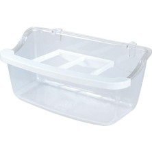 Kazan Hobi 10 cm Izgaralı Şeffaf Kuş Mamalığı, 36 Adet