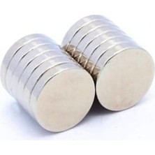 Kazan Hobi 15 mm x 2 mm Yuvarlak Neodyum Mıknatıs, 20 Adet