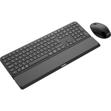 Kazan Hobi SPT6607 Bluetooth Kablosuz Dual Mod Klavye ve Mouse Seti, 2.4ghz, 2 Kanallı Türkçe Q, Siyah