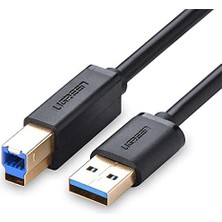 Kazan Hobi Usb-A 3.0 & Usb-B 3.0 Yazıcı Kablosu 1 Metre Siyah