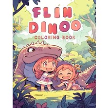 Kazan Hobi Flin Dinoo Coloring Book Dinosaurs For Kids Ages 4-8