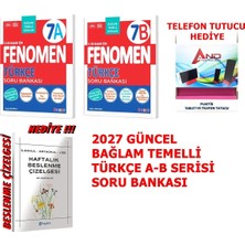 Fenomen Yayıncılık 7.sınıf 2026-2027 Müfredat Türkçe A ve B Serisi Soru Bankası Set Bağlam Temelli Güncel