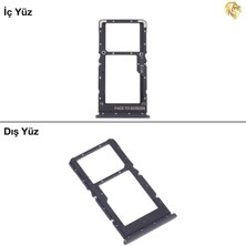 Arsking Xiaomi Redmi Note 10 5g Uyumlu Sim Iç Yuvası Çiftli Siyah Çift Hatlı Dual Sim Sim Yeri Sim Kızağı