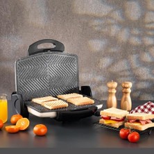 Kazan Hobi Grill Chef Tost Makinesi-Krem
