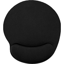 Kazan Hobi Siyah Bilek Destekli Mouse Pad, Ergonomik Kaymaz Taban, Oyun ve Ofis Için Fare Altlığı, Suya Dayanıklı