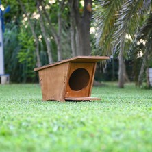Kazan Hobi Yeni Doğanlar Için Ahşap Mini Kedi Evi