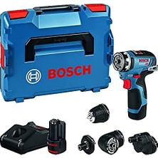 Kazan Hobi 12 V Sistem Akülü Matkap Gsr 12V-35 Fc, Flexiclick Sistemi, 2 x 3.0 Ah Akü, Hızlı Şarj Cihazı Gal 12V-40,4 x Başlık, L-Boxx