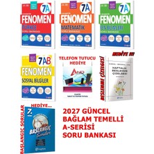 Fenomen Yayıncılık 7.sınıf A-Serisi Soru Bankası 4 Ana Ders Seti 2026-2027 Müfredat Bağlam Temelli