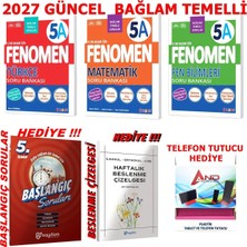 Fenomen Yayıncılık 5.sınıf 2026-2027 Müfredat Türkçe-Matematik-Fen Bilimleri A Serisi Soru Bankası Set