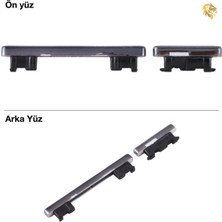 Arsking Xiaomi Redmi Note 8 Pro Uyumlu Tuş Takımı Siyah Yan Tuş Takımı Açma Kapama Tuşu Ses Tuşu Power Tuşu