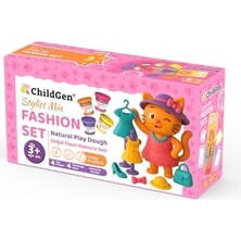 Kazan Hobi Childgen Doğal Oyun Hamuru Sevimli Patiler - Fashion, Set