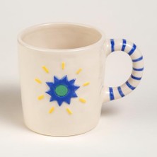 Kazan Hobi Stoneware Kupa 12.1x8.5x8.9 cm Mavi