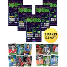 Kazan Hobi Panini Fifa Top Class 2025 Futbolcu Kartları Trading Card, 9 Paket (72 Kart)