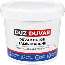 Kazan Hobi 1 kg Delik Tamir Dolgu Macunu Düz Duvar Duvar Tamir Dolgusu Macunu Iç Mekan Duvar Çatlak