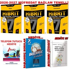 Hız Yayınları 7.sınıf 2026-2027 Müfredat Hibrit Türkçe-Matematik-Fen Konu Anlatımlı Soru Bankası Set