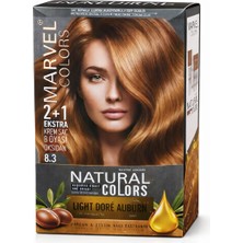 Marvel Colors Natural Colors Saç Boyası 8,3 Lıght Dore Auburn (Açık Dore Kumral)