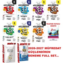 Ankara Yayıncılık 2026-2027 Müfredat 8.sınıf Güçlendiren 32 Haftalık Deneme Full Set