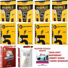Hız Yayınları 5.sınıf 2026-2027 Müfredat Hibrit Konu Anlatım+Soru Bankası 4 Ana Ders Seti
