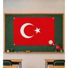 Kazan Hobi 23 Nisan Süsleri, 10 Adet, 25-35 cm Türk Bayrağı, Çift Taraflı Bant, Yeni