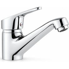 Sardıcı Lavabo Musluğu Krom Pirinç Malzemeden Aç - Kapa Batarya Modeli