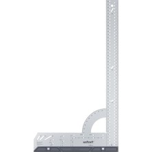 Kazan Hobi Evrensel Açı 5206000, Açı Ölçer, 500 mm Kenar Uzunluğu, 90° Durdurma Açısı ve Çıkarılabilir Açılı Ray
