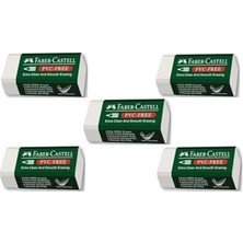 Kazan Hobi Pvc Free No:30 Küçük Boy Beyaz Silgi, 5'li Paket