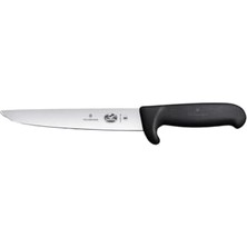 Kazan Hobi Fibrox Safety Burun Stechmesser Norm. Schl. Siyah 18 Cm, 5.5503.18L Mutfak Bıçağı