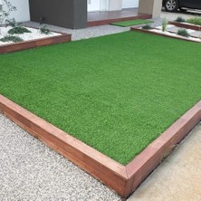 Kazan Hobi Kesme Suni Yapay Yeşil Çim Halı 7 mm Balkon Teras Bahçe Dekoratif Kaymaz 250X300 cm