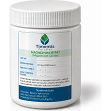 Timentis Purative Magnezyum Sitrat 100 Gram