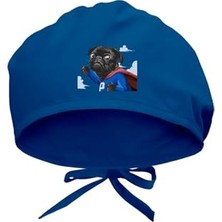Kazan Hobi Super Pug Desenli Cerrahi Bone, Doktor ve Hemşire Hastane Bonesi