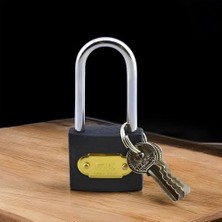 Kazan Hobi Gri Döküm 3 Anahtarlı Asma Kilit Uzun, 40 mm