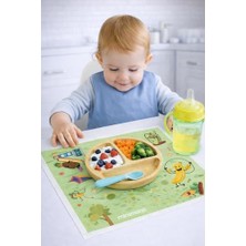 Kazan Hobi Bebekler Için Tek Kullanımlık Beslenme Örtüsü, 30'lu Paket (30X45 Cm), Amerikan Servis, Sevimli Meyveler