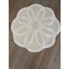 Yıkanabilir 100*100 Royal Tuft Papatya