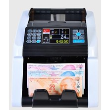 Kazan Hobi Kaan Mix Para Sayma Makinesi; Tl ve Euro Karışık, Dolar Adet Sayımı, Kontrollü, Sesli Konuşma
