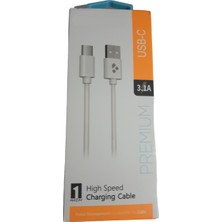 BSSM 3.1A Usb-C  Hızlı Şarj Özellikli Type-C Şarj ve Data Kablosu