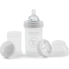 Kazan Hobi 78006 Anti-Colic 180 ml Biberon, Beyaz/şeffaf