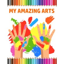 Kazan Hobi WITH105 8.5 x 11 A4 Drawing Sketching Painting Coloring Doodling And Writing Ideal Gift Kids Boys Girls My Amazing Arts Little Artist Sketch Book Blank White Pages For