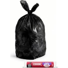 Kazan Hobi Ekstra Kalın Çöp Torbası Ultra Dayanıklı Jumbo Boy 80 x 110 cm (10 Adet/rulo)