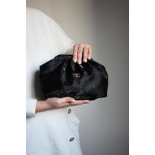 TheMoiss The Moiss Felix Kadın Katlanabilir Beyaz Zincirli Detaylı Omuz El ve Çapraz Çanta