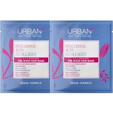 Kazan Hobi Hyaluronik Asit ve Kolajen Içeren Duş Öncesi Saç Maskesi 2X50 Ml, Vegan