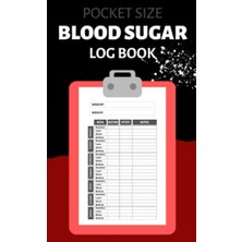 Kazan Hobi Blood Sugar Log Book Pocket Size, 2 Years Diabetes Diary, Weekly Diabetic Glucose Tracker Journal