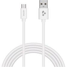 Kazan Hobi Micro USB Hızlı Aktarım Şarj ve Veri Kablosu 1 M, 2.4 Amper