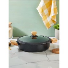 Kazan Hobi Auris 28 cm Basık Tencere