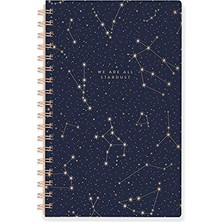 Kazan Hobi Püsküllü Imza Spiral Defter, 160 Çizgili Sayfa, 16 x 22 Cm, Yıldız Sanatı (896048)