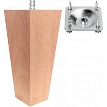 Kazan Hobi Baza Ayağı, TURANAHŞAP(167) Turanahşap Ahşap Koltuk Ayağı, Ünite Ayağı- Uzunluk: 12 cm Çap: 5.5 cm Ahşap