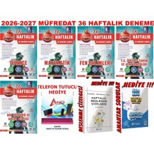 Nartest Yayınevi 2027 Müfredat 8.sınıf 36 Haftalık Deneme Full Set Lgs
