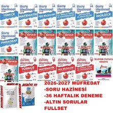 Nartest Yayınevi 2027 Müfredat 8.sınıf Prestij Soru Hazinesi+36 Haftalık Deneme+Altın Sorular Full Set